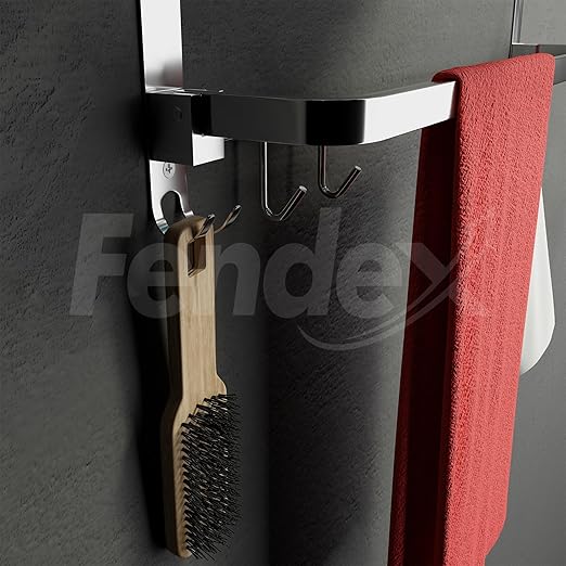 "FENDEX 24'' SS304 Dual Folding Towel Rack