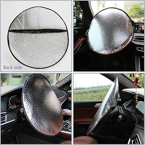 CAR STEERING WHEEL SUNSHADE