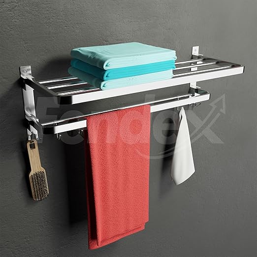 "FENDEX 24'' SS304 Dual Folding Towel Rack