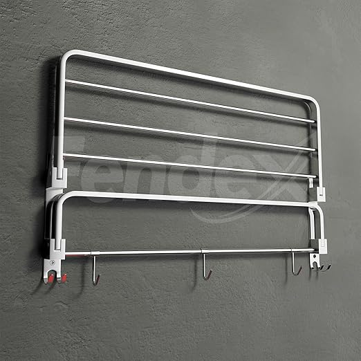 "FENDEX 24'' SS304 Dual Folding Towel Rack
