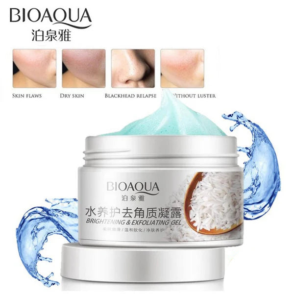 Bioaqua Rice Exfoliating Scrub Gel - 140gm