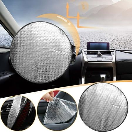 CAR STEERING WHEEL SUNSHADE