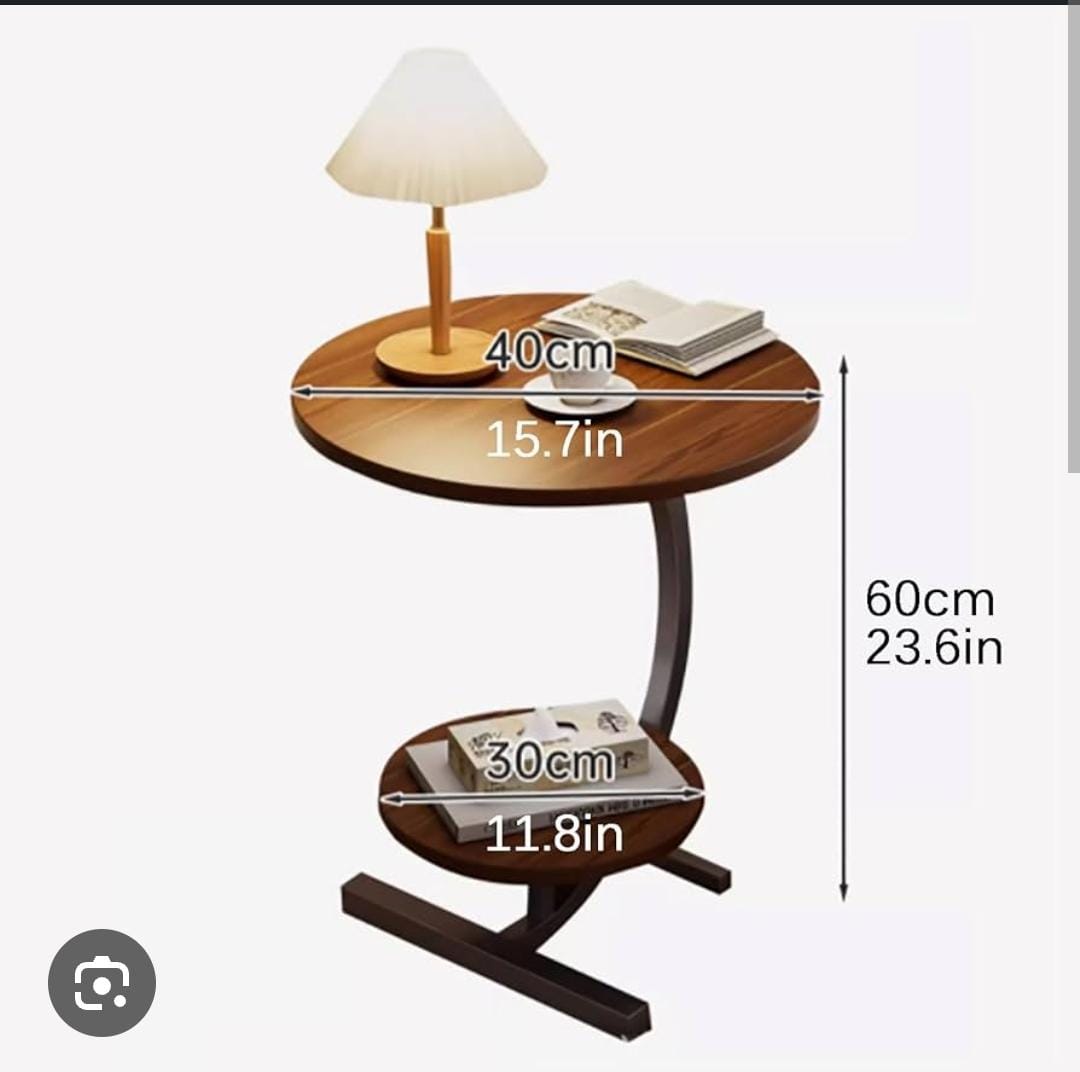 Coffee Table Double Side Table Marble Tea Side Table Sofa Bedside Magazine Rack