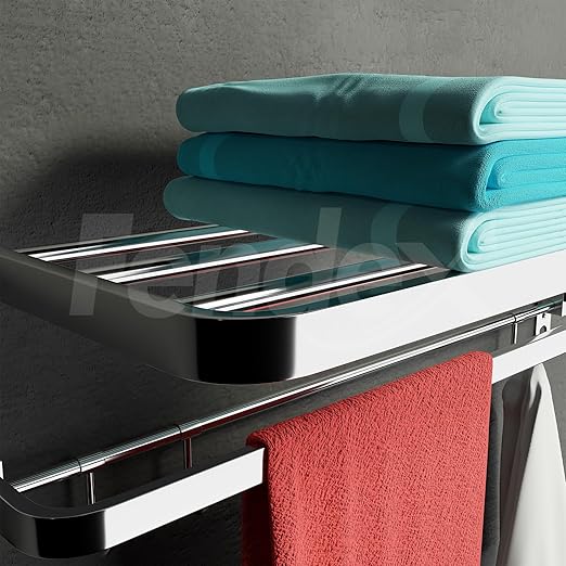 "FENDEX 24'' SS304 Dual Folding Towel Rack